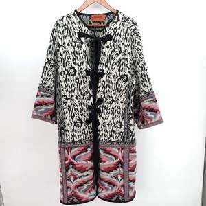 Vintage Missoni Wool Duster Cardigan RARE jacket kimono sleeves colorful M-XL